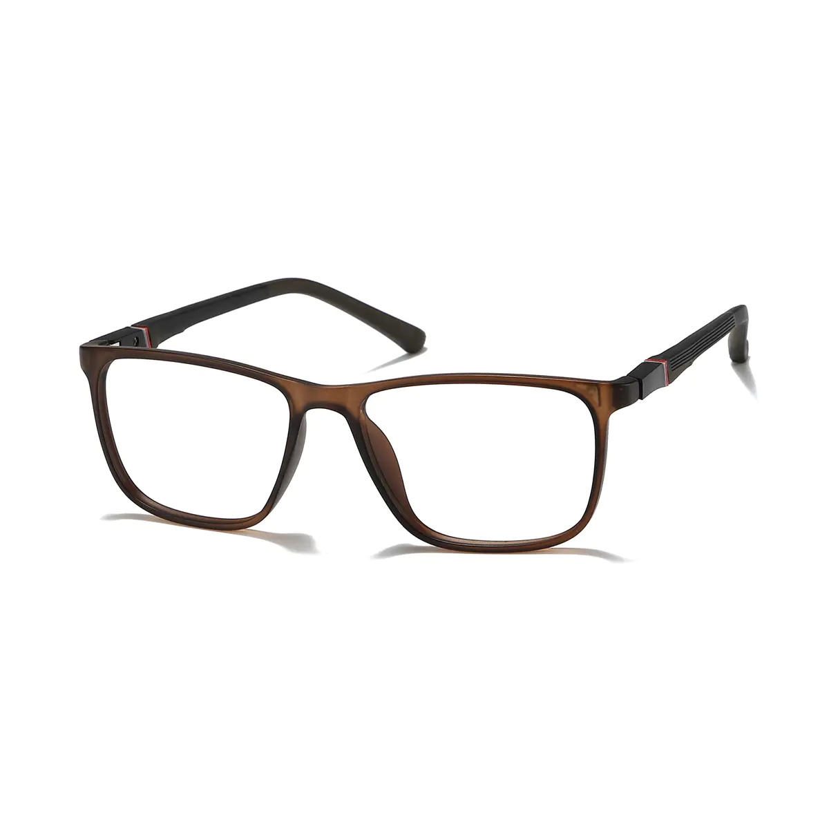 Rectangle Brown/Black Eyeglasses