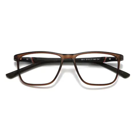 Rectangle Brown/Black Eyeglasses