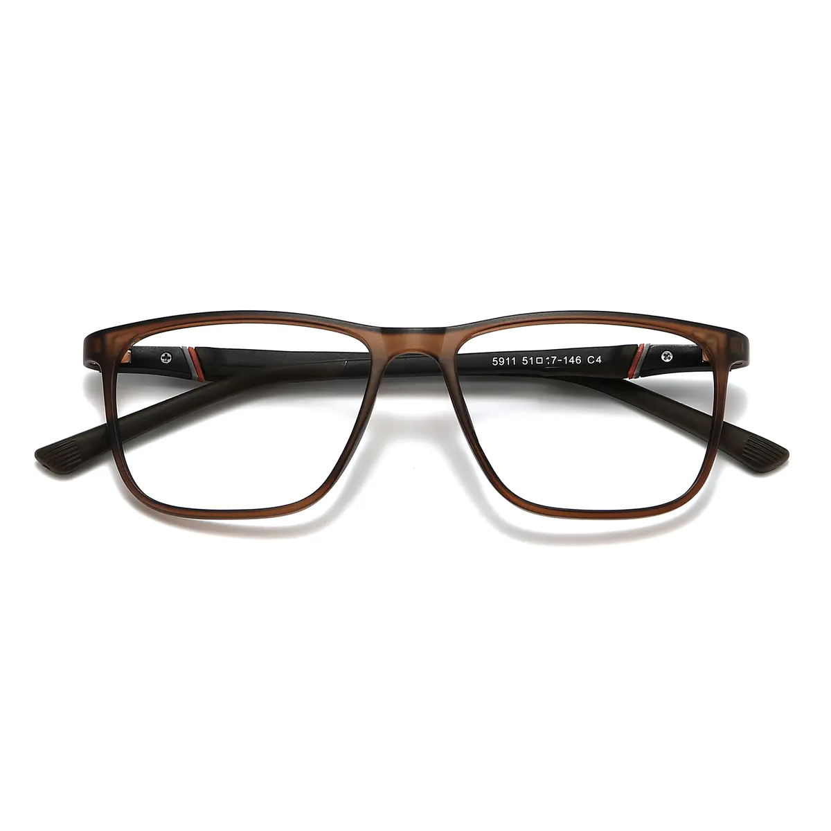 Rectangle Brown/Black Eyeglasses