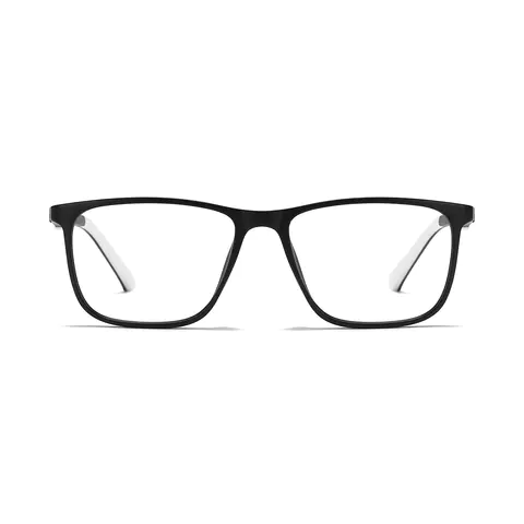 Rectangle Black/White Eyeglasses