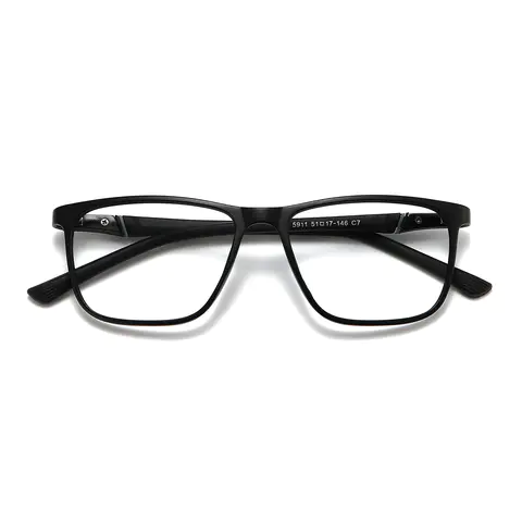 Rectangle Black Eyeglasses