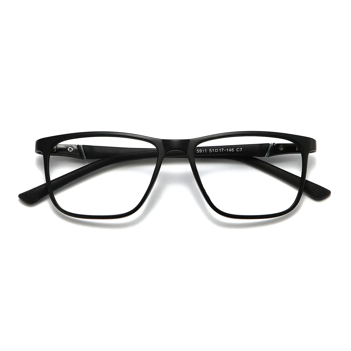 Rectangle Black Eyeglasses