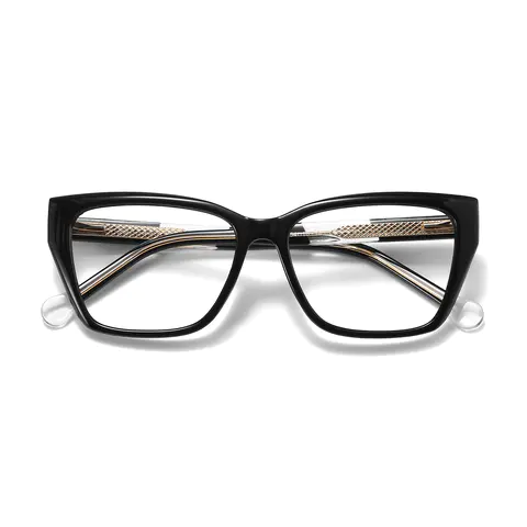 Rectangle Black Eyeglasses