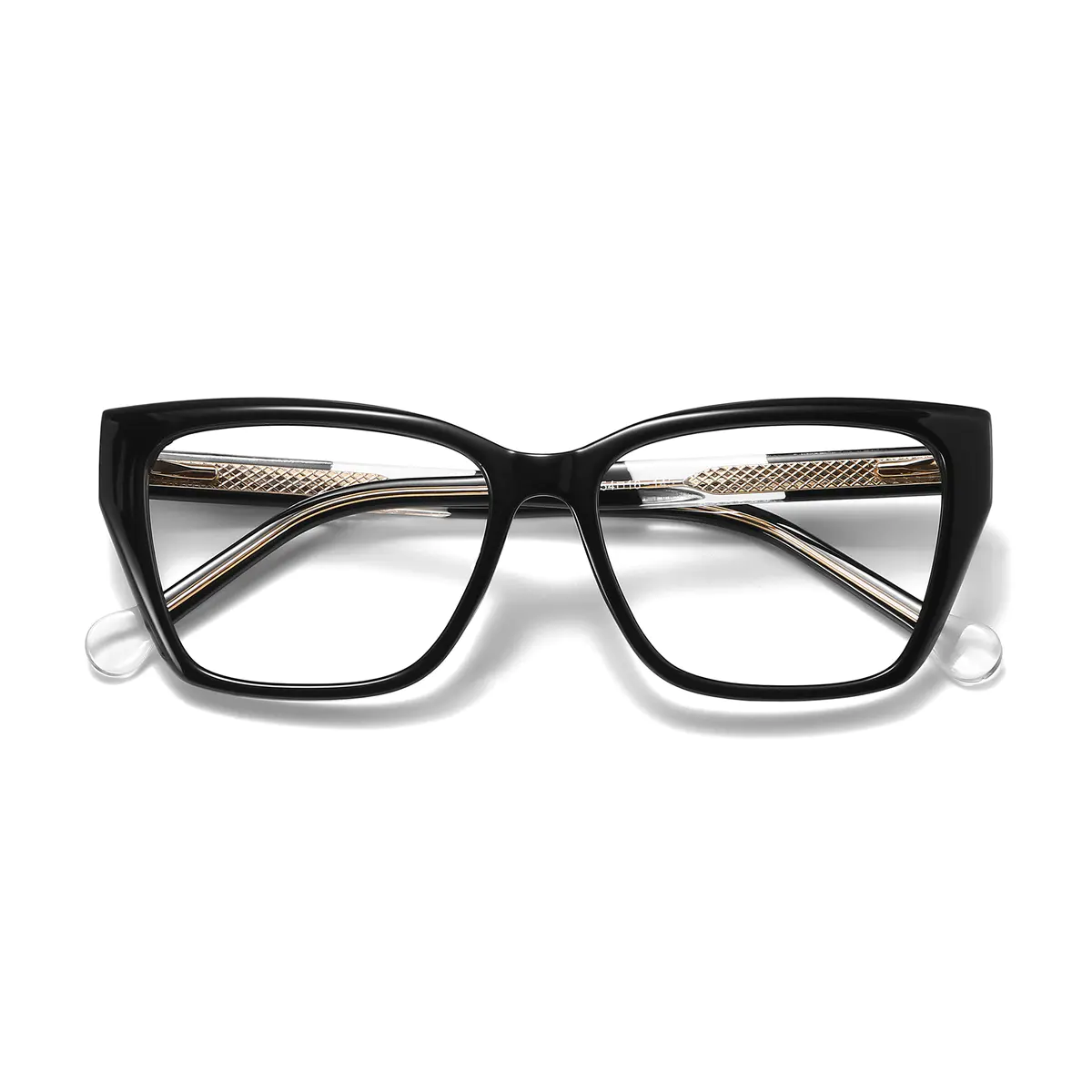 Rectangle Black Eyeglasses