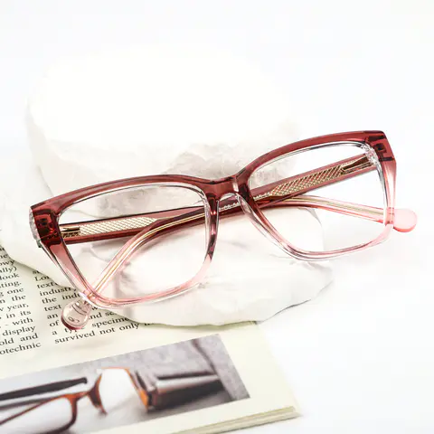 Rectangle Transparent Pink