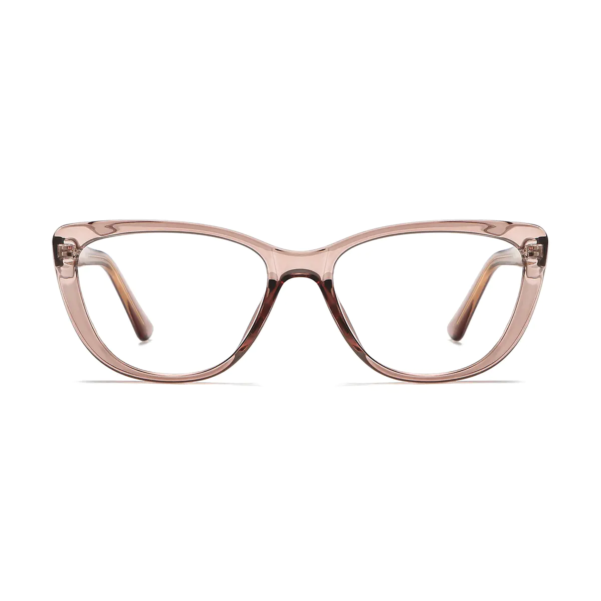Oval Brown Clear