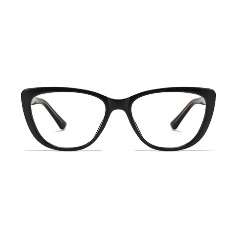 Oval Black Eyeglasses