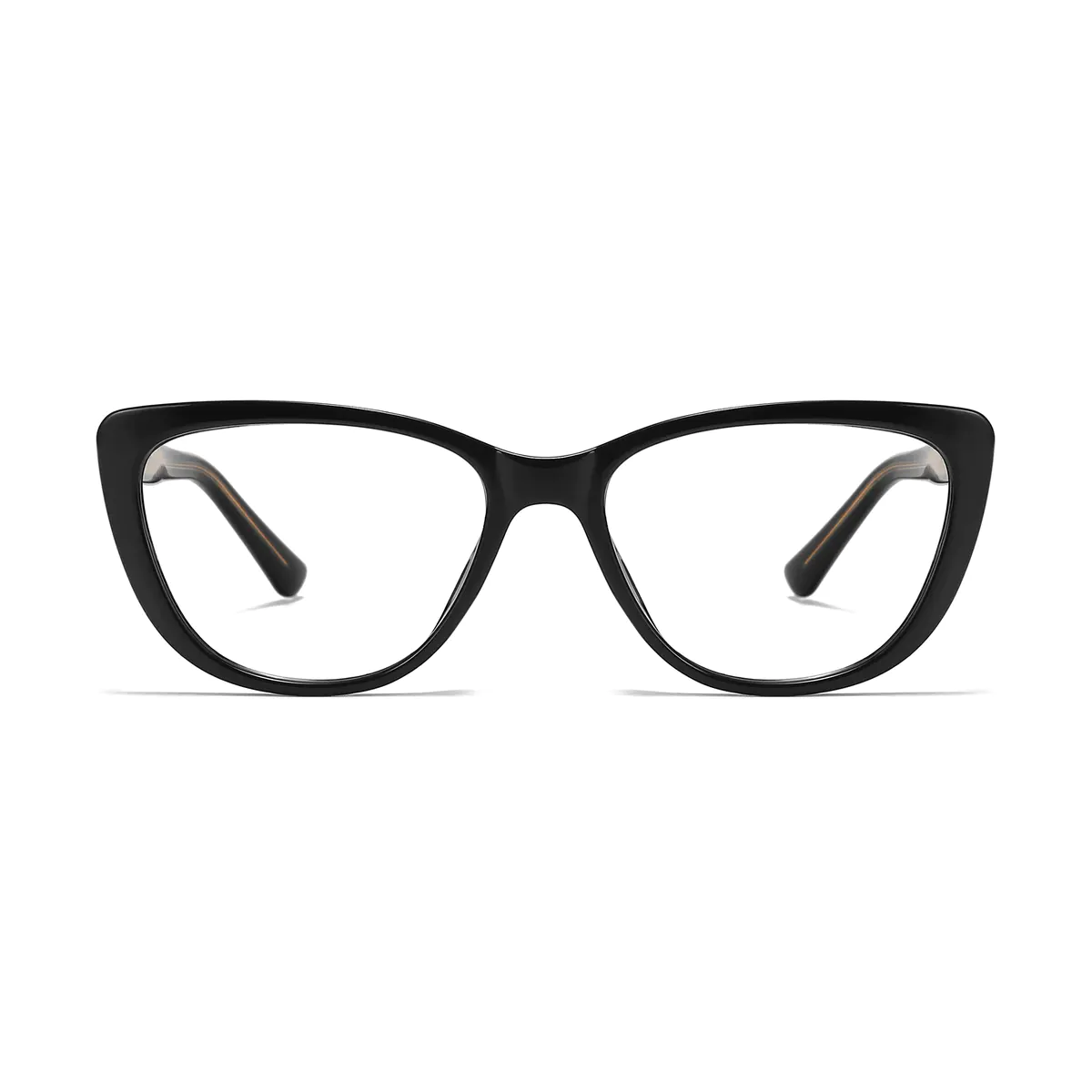 Oval Black Eyeglasses