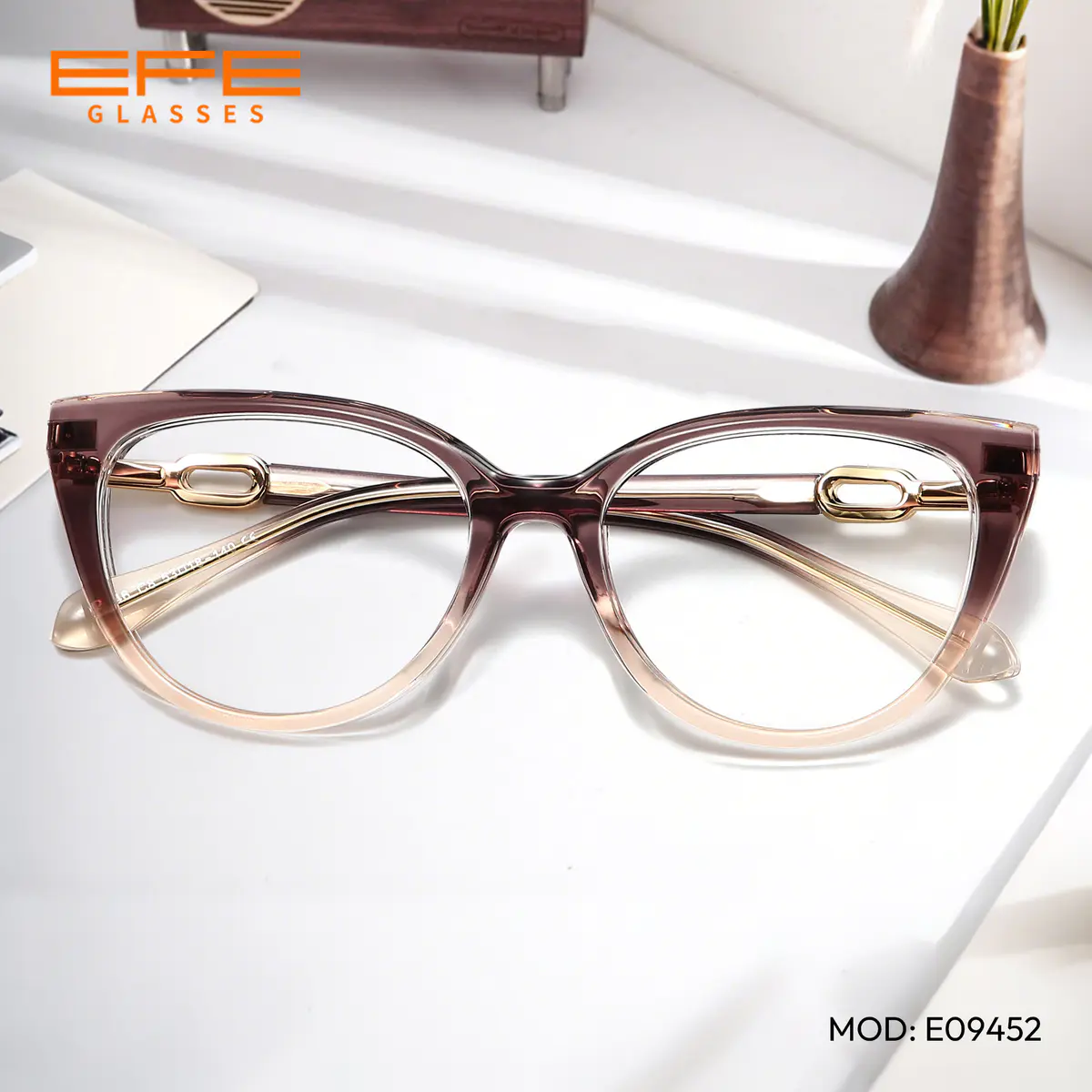 Oval Transparent Brown