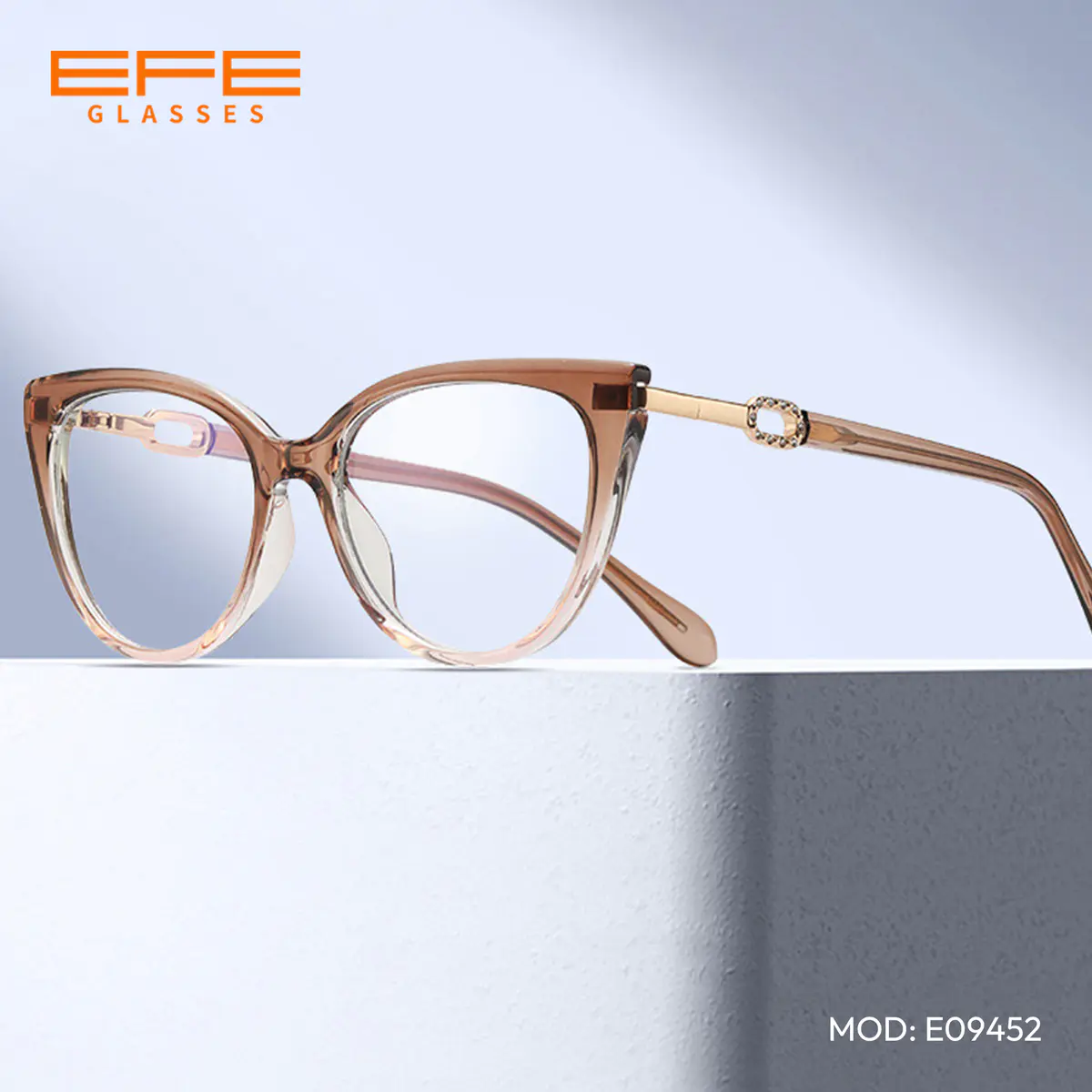 Oval Transparent Brown