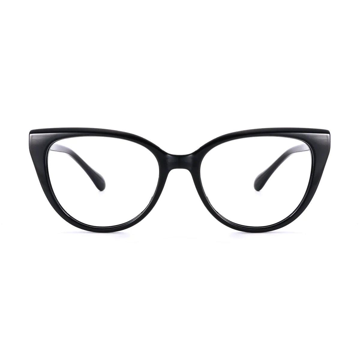 Oval Black Eyeglasses