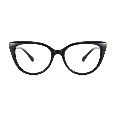 Oval Black Eyeglasses