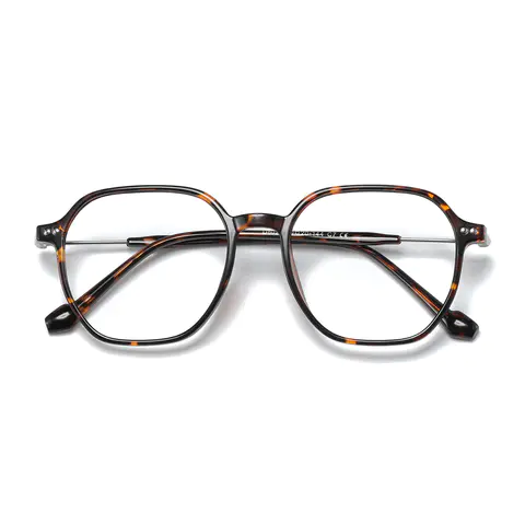 Square Tortoiseshell Eyeglasses