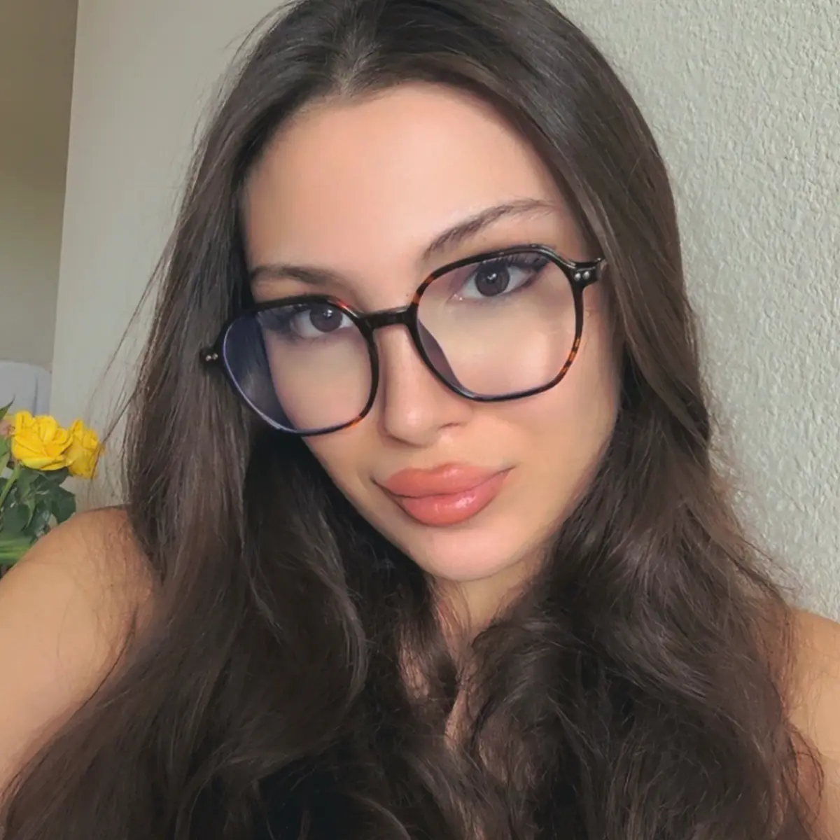 Square Tortoiseshell Eyeglasses