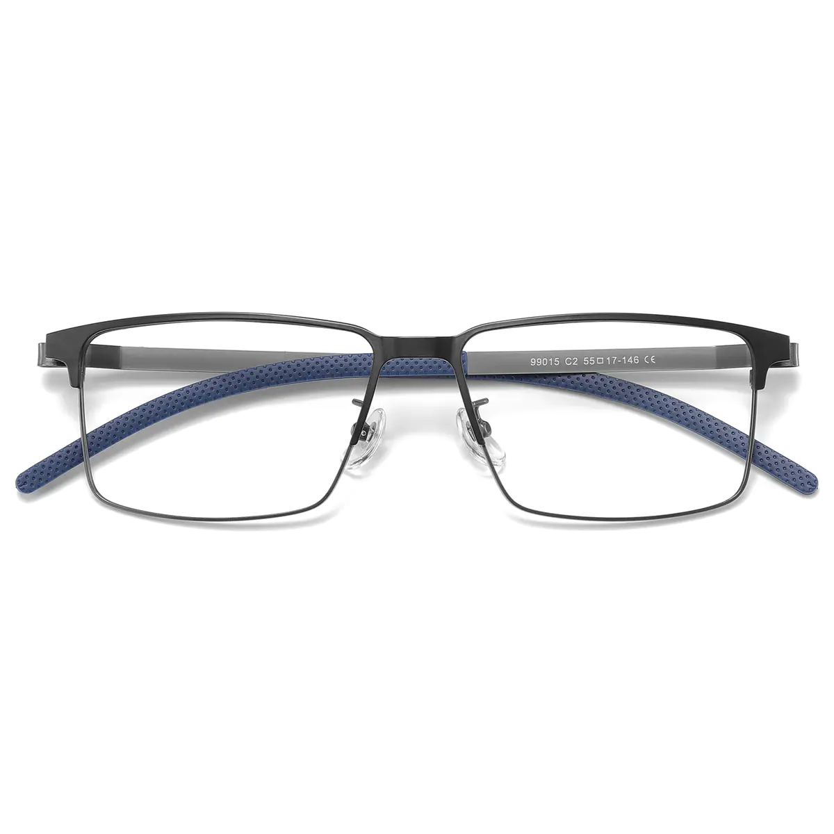 Browline Black Silver