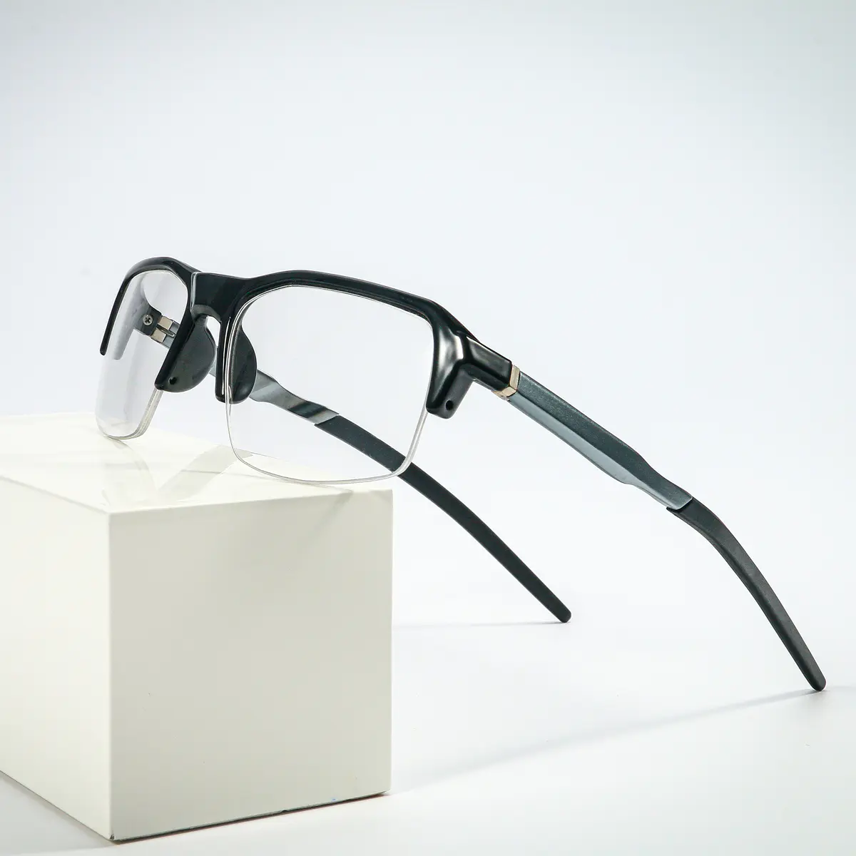 Rectangle Black Eyeglasses
