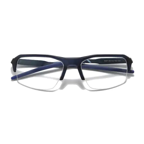 Rectangle Matte Blue
