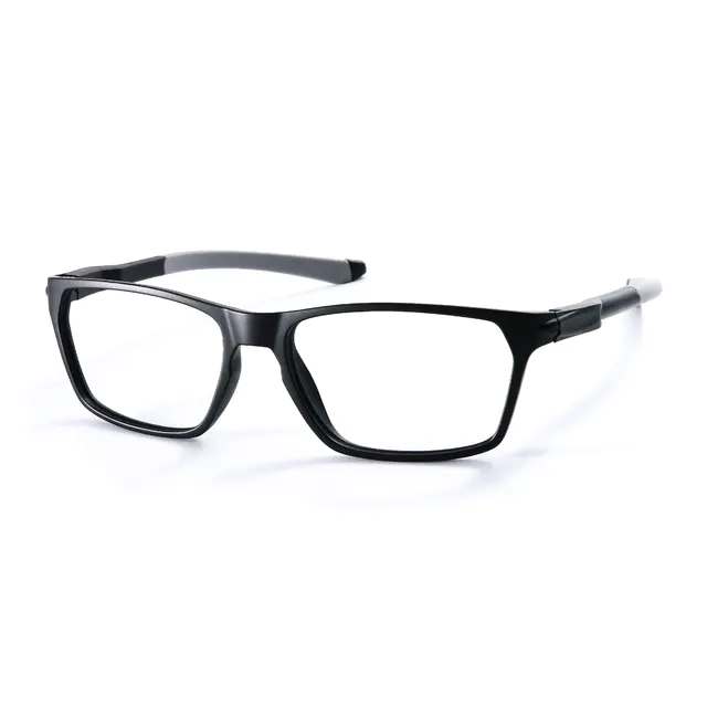 Rectangle Black/Gray Eyeglasses