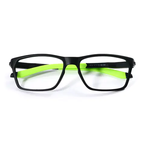Black/Green TR90 Sports
