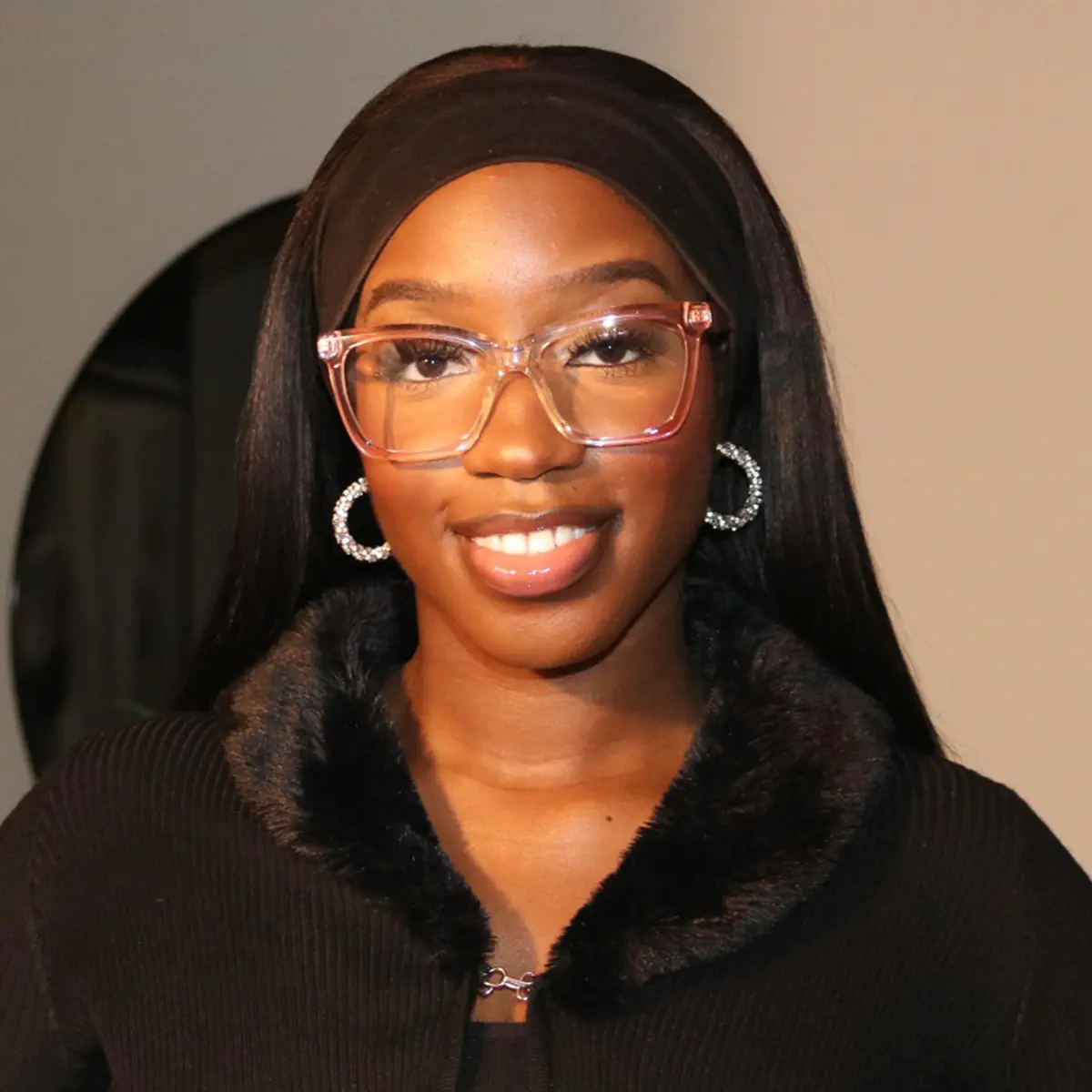 Transparent Pink Trendy