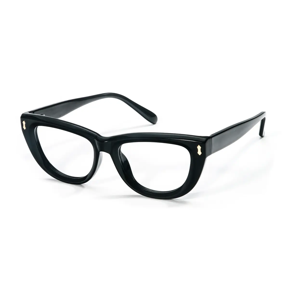 Black Oval Glasses