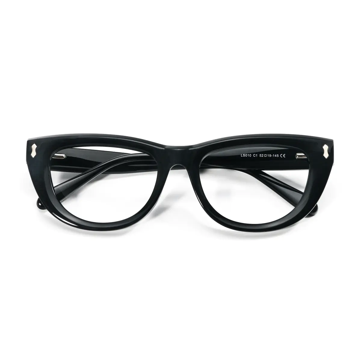 Black Oval Glasses