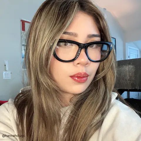 Black Oval Glasses