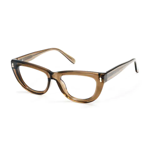 Transparent Amber Oval Glasses for Women
Warm Tones Meet Effortless Chic