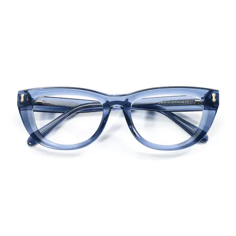 Transparent Blue Oval