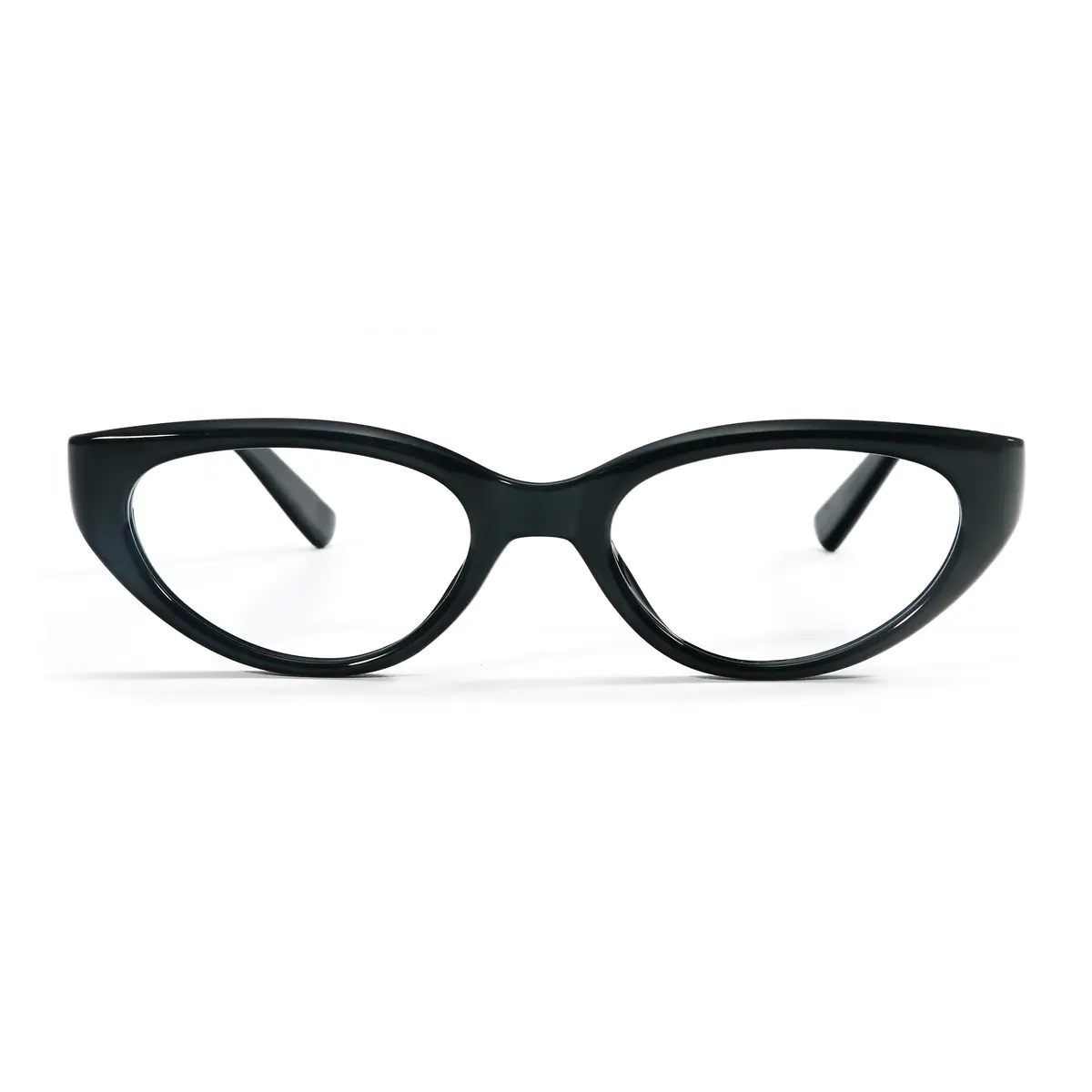 Oval Black Eyeglasses