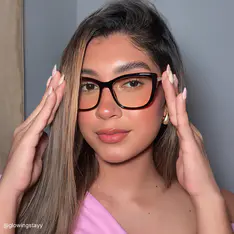 Cat-eye Black Eyeglasses