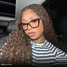 Square Black Eyeglasses