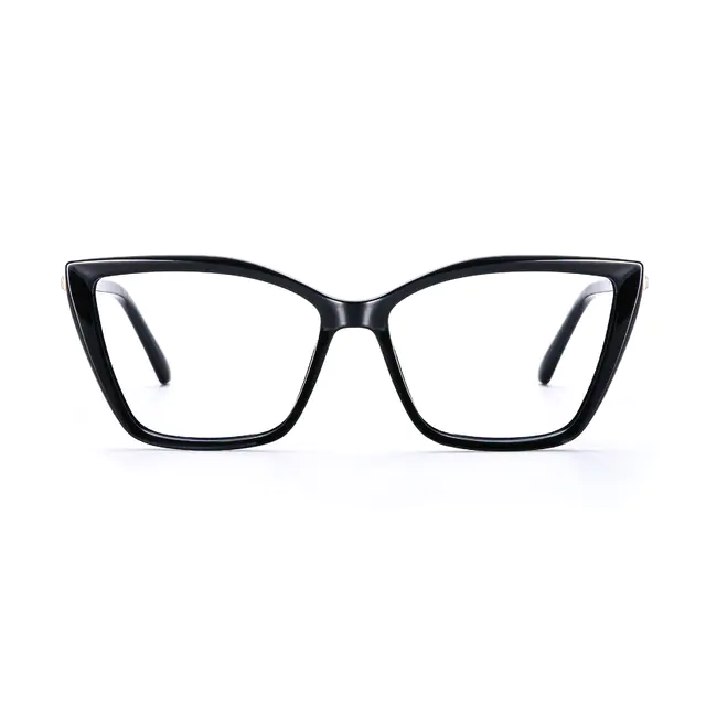 Square Black Eyeglasses