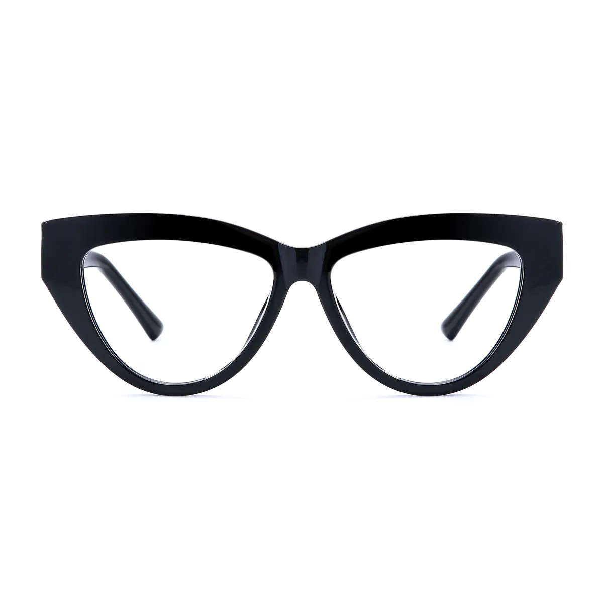 Oval Black Eyeglasses
