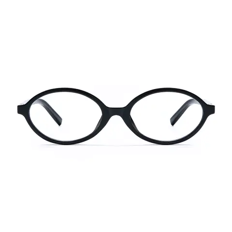 Oval Black Eyeglasses
