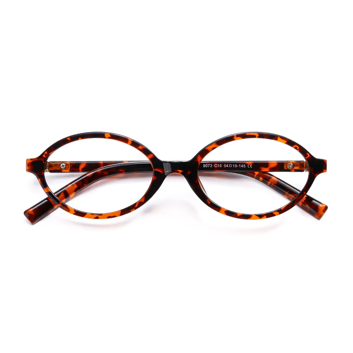 Oval Tortoiseshell Eyeglasses