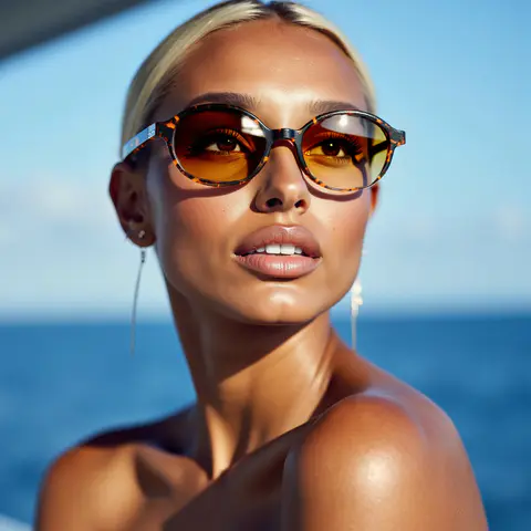 Oval Tortoiseshell Eyeglasses