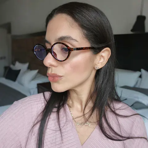 Oval Tortoiseshell Eyeglasses