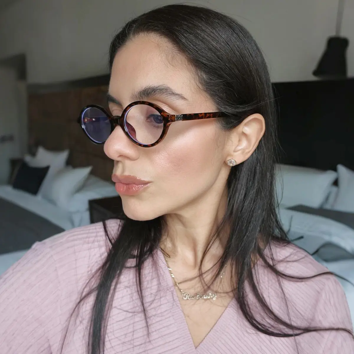 Oval Tortoiseshell Eyeglasses