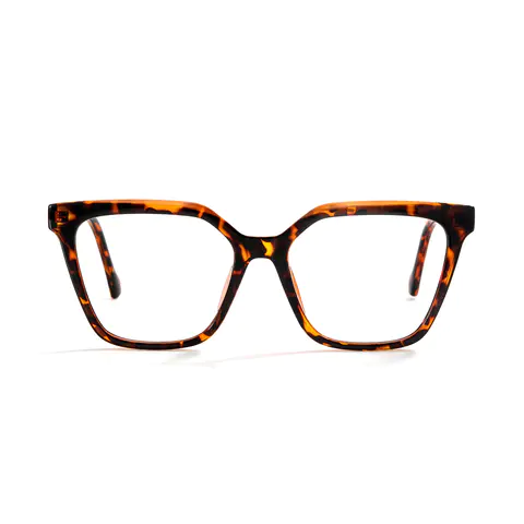 Geometric Tortoiseshell Eyeglasses