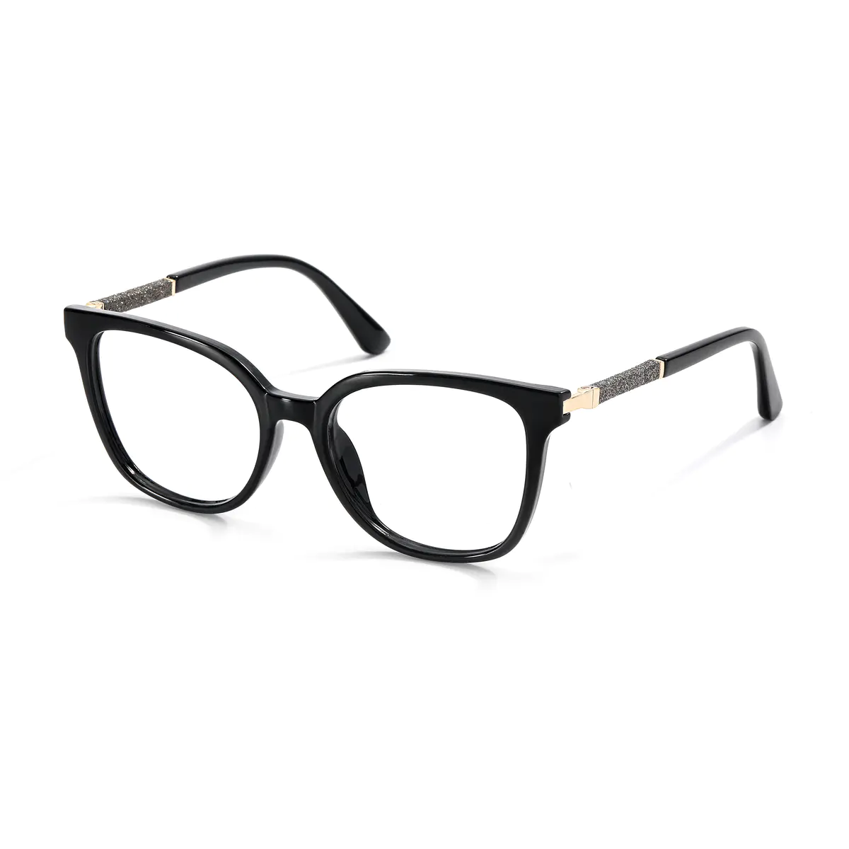 Round Black Eyeglasses