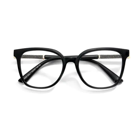 Round Black Eyeglasses