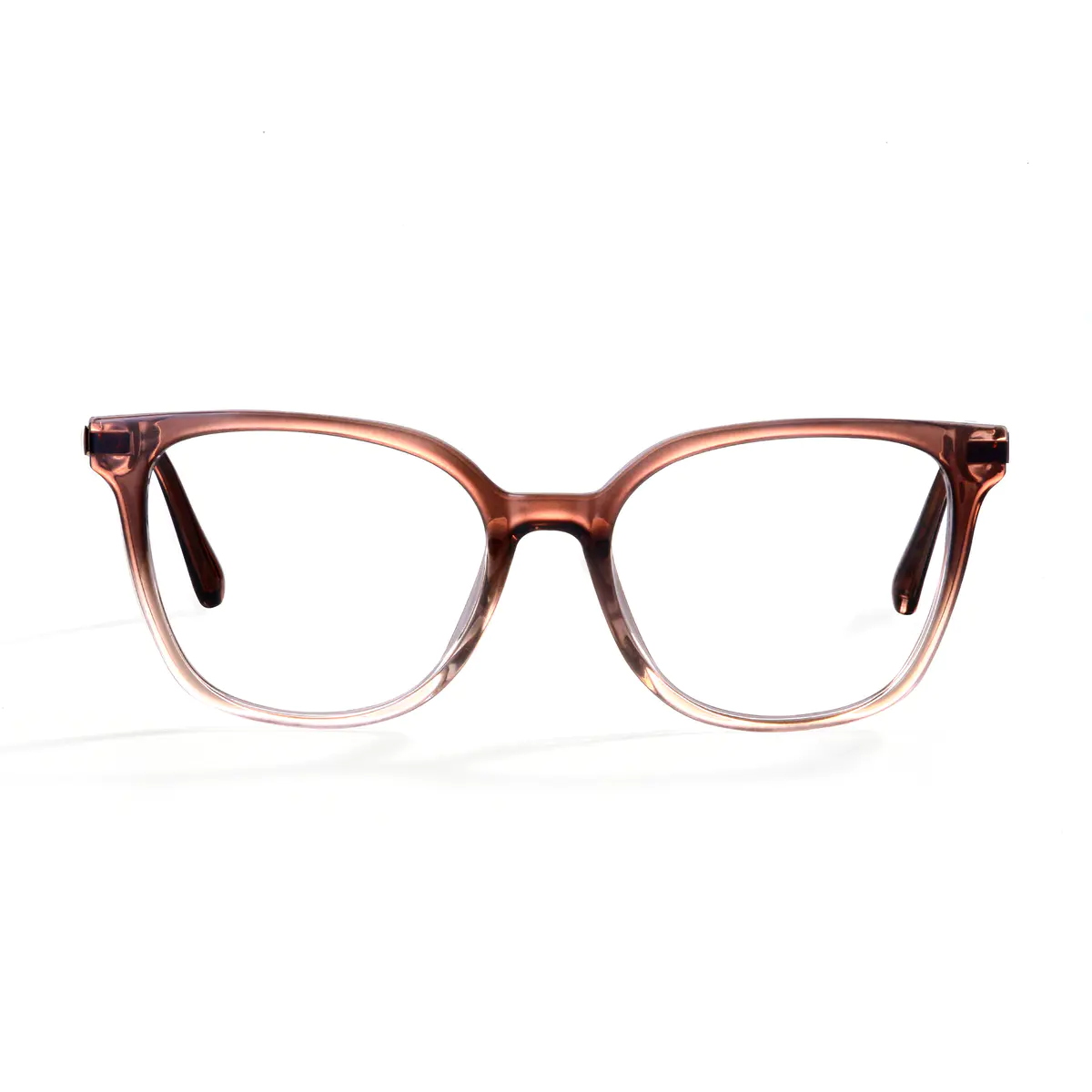 Round Transparent Brown