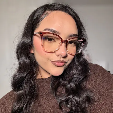 Round Transparent Brown