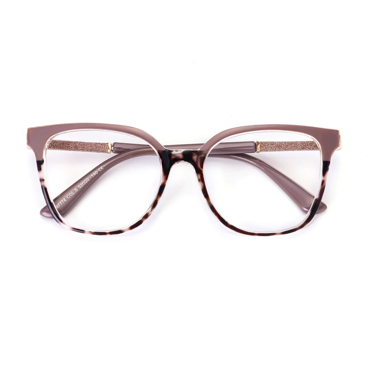 Round Gray/Tortoiseshell Eyeglasses