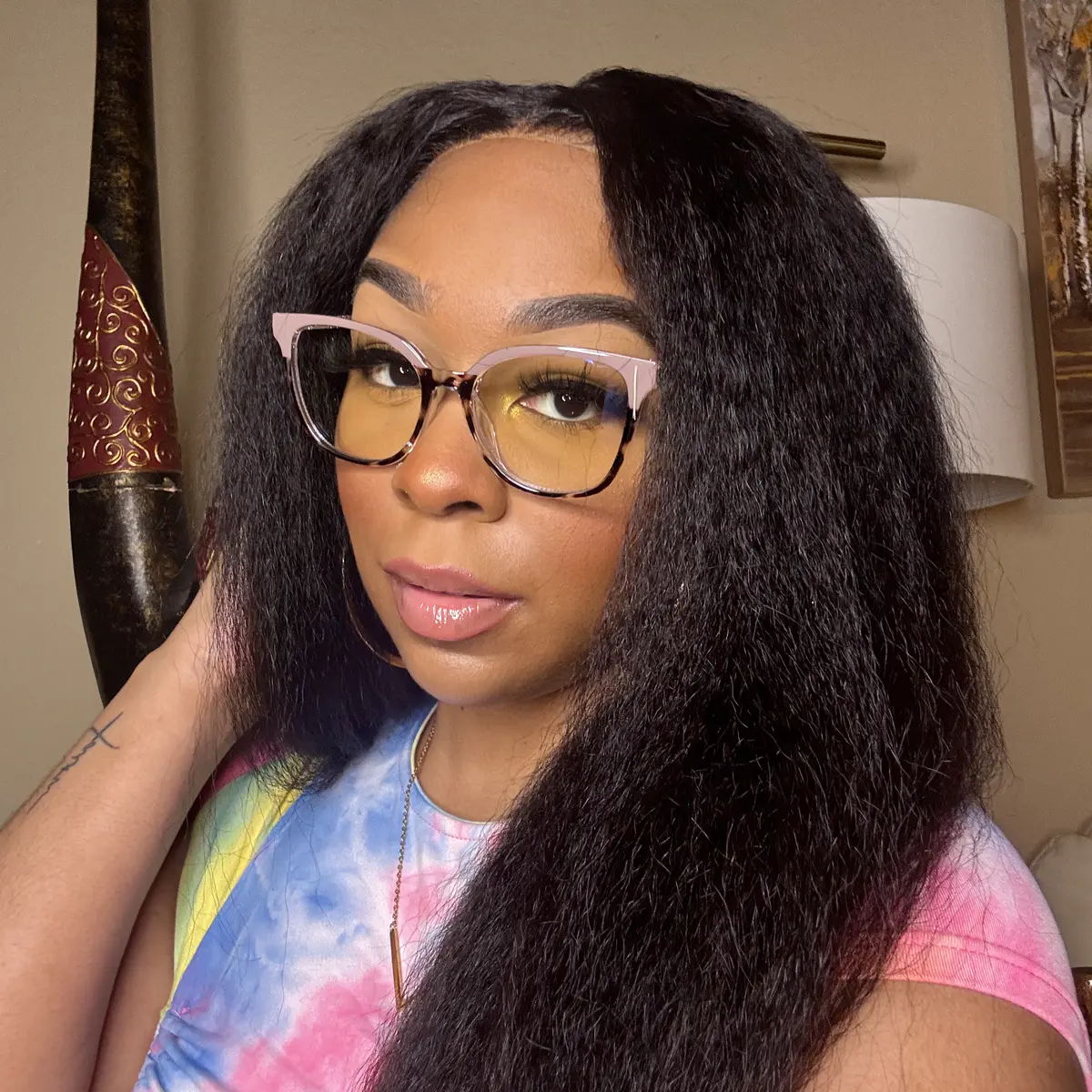 Round Gray/Tortoiseshell Eyeglasses