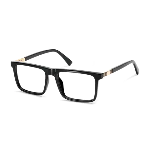 Rectangle Black Eyeglasses