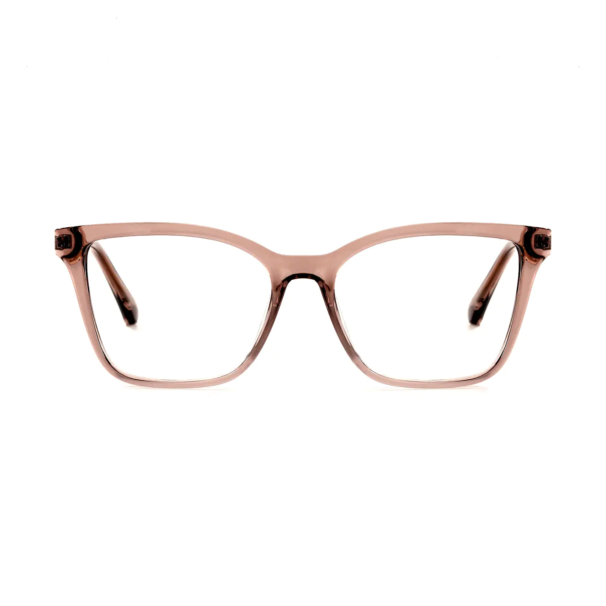 Rectangle Transparent Brown