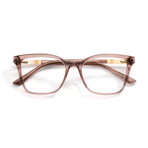 Rectangle Transparent Brown