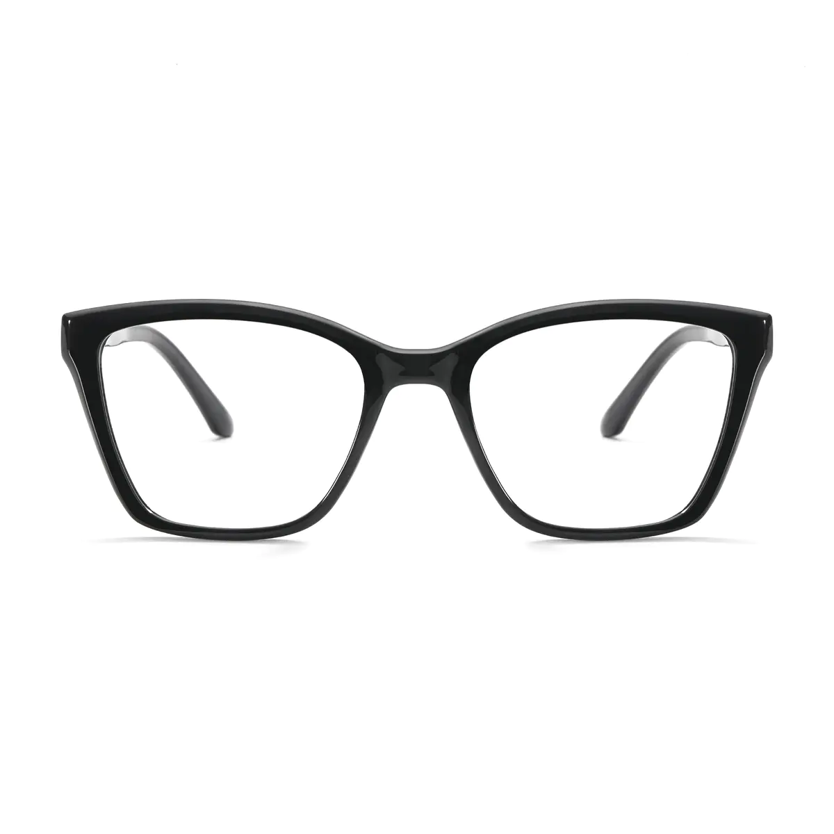 Geometric Black Eyeglasses